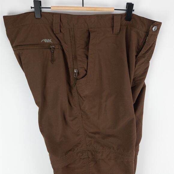 Mountain Khakis Cargo Pants Men's 40x32 Brown Nylon Convertable Granite Creek - Picture 7 of 15
